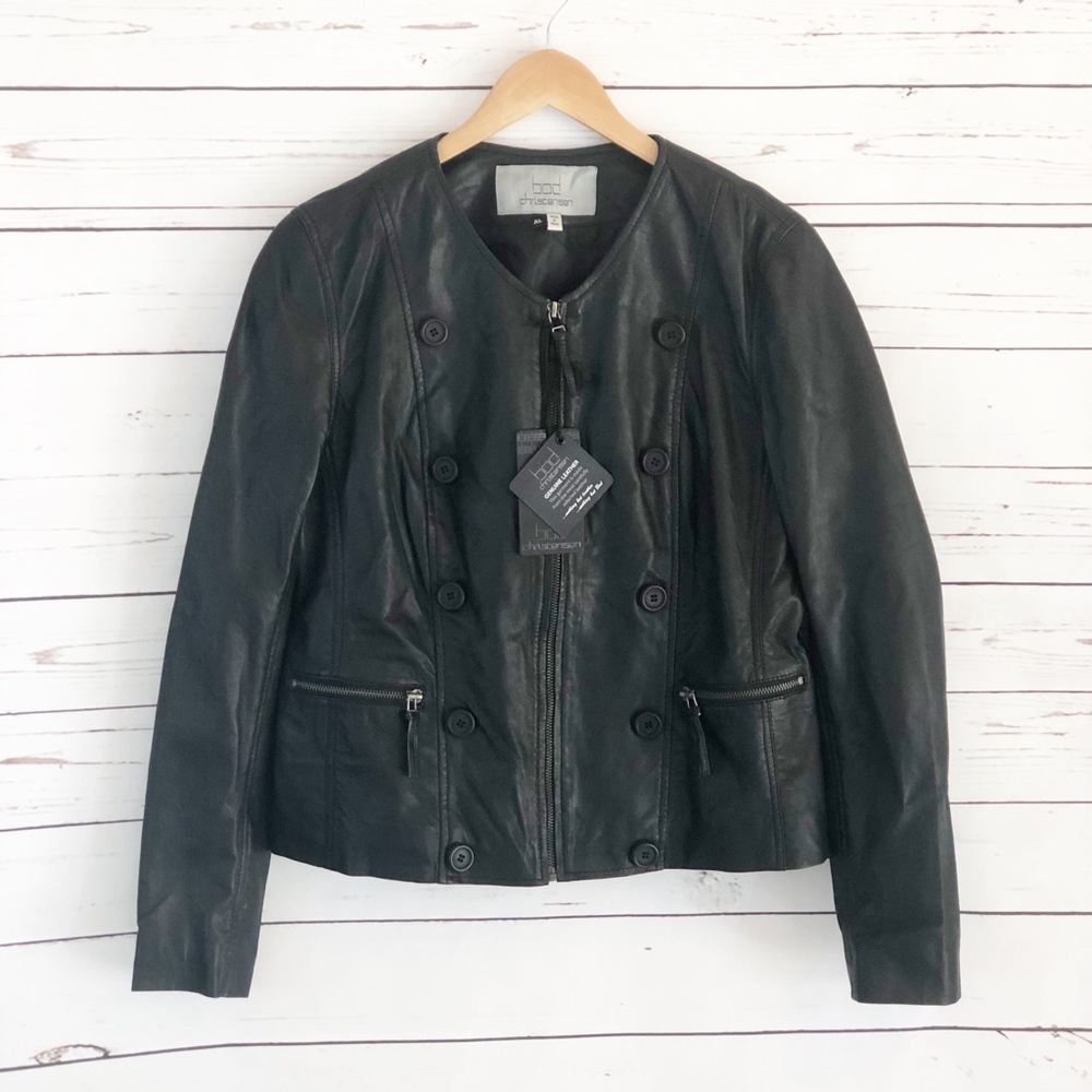 BOD Christensen genuine leather jacket